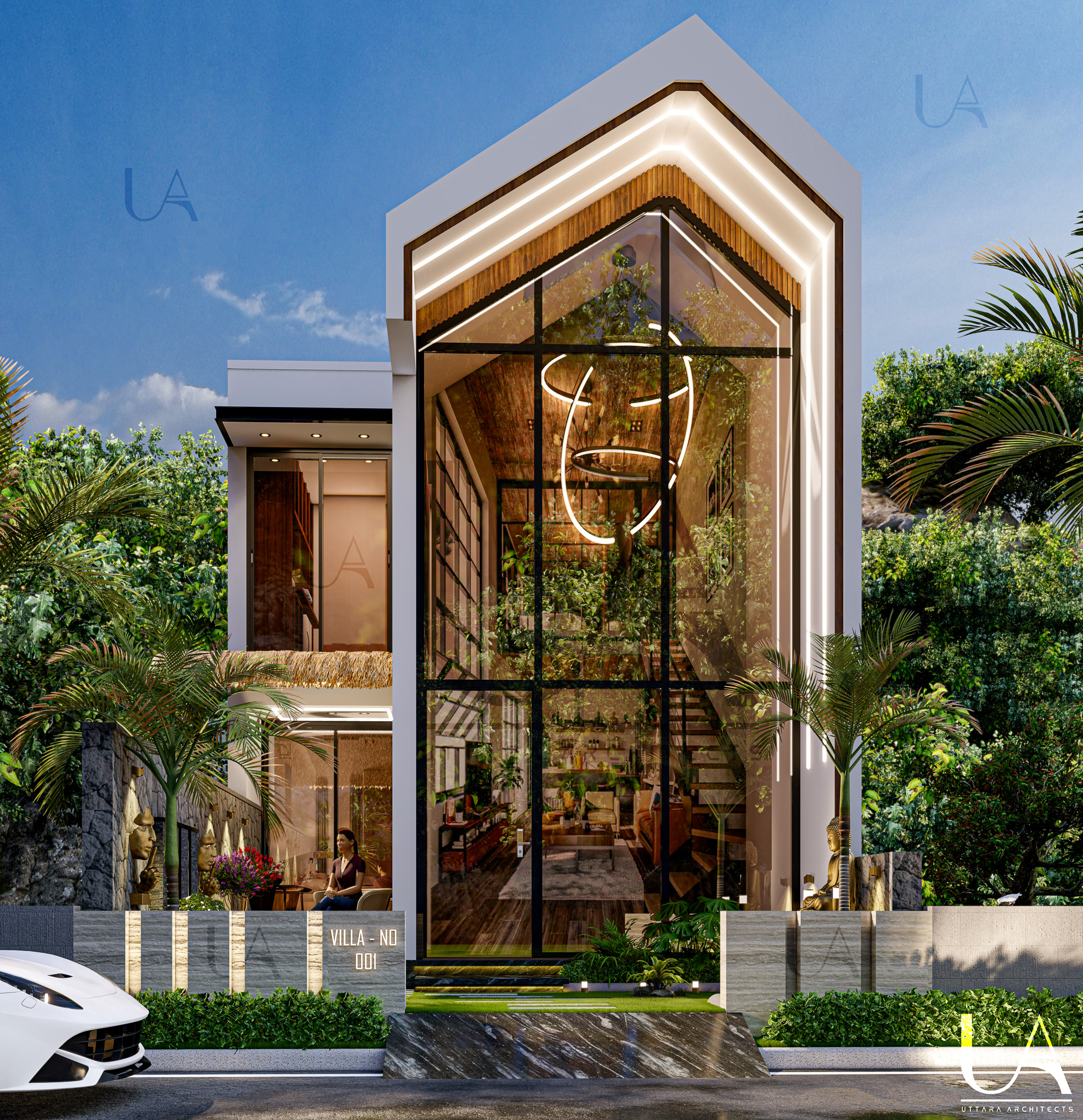 Villa Exterior View